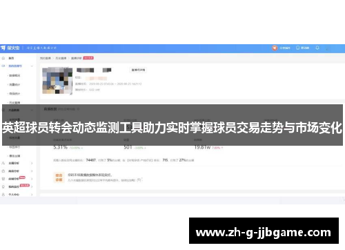 英超球员转会动态监测工具助力实时掌握球员交易走势与市场变化