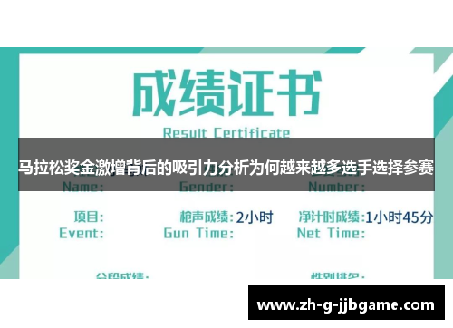 马拉松奖金激增背后的吸引力分析为何越来越多选手选择参赛